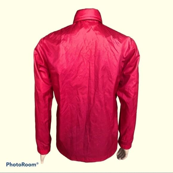 Vintage LL BEAN Red Windbreaker Aspen Anorak Sz L - Picture 3 of 10